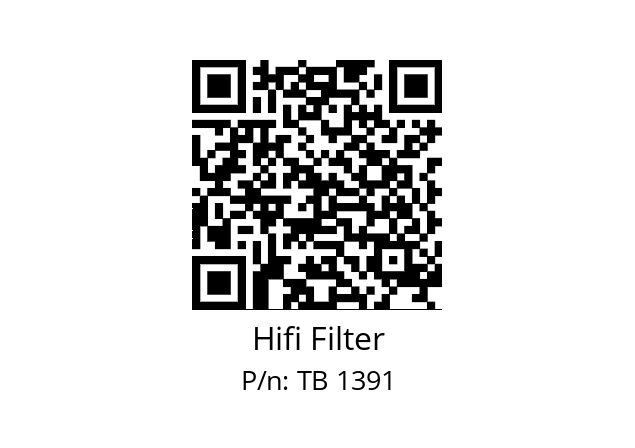   Hifi Filter TB 1391