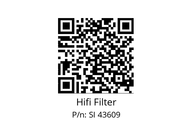   Hifi Filter SI 43609