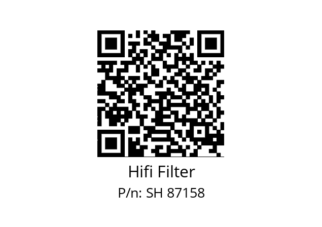   Hifi Filter SH 87158