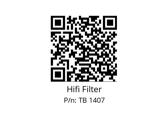   Hifi Filter TB 1407