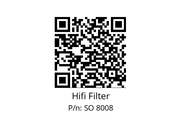   Hifi Filter SO 8008