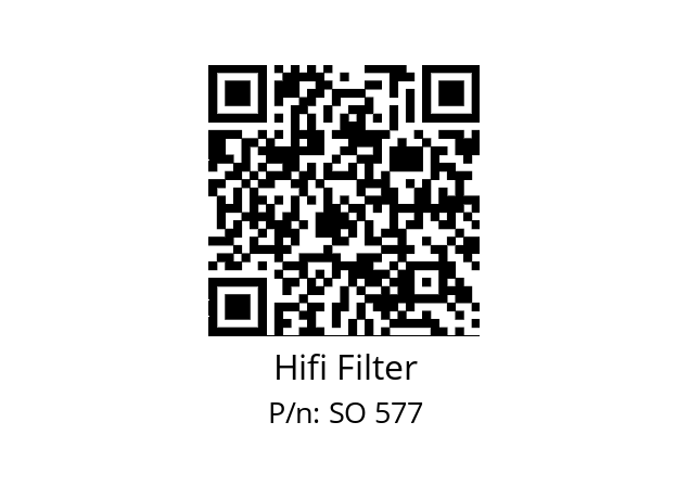   Hifi Filter SO 577