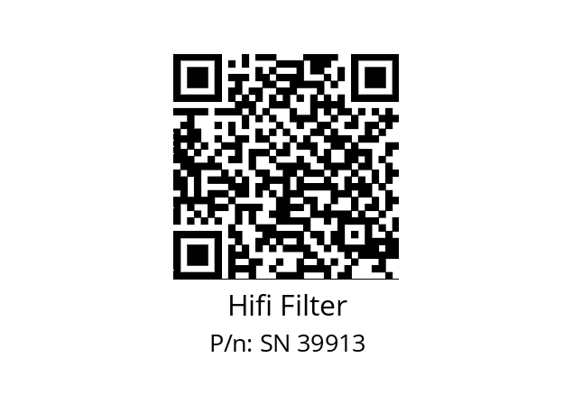   Hifi Filter SN 39913