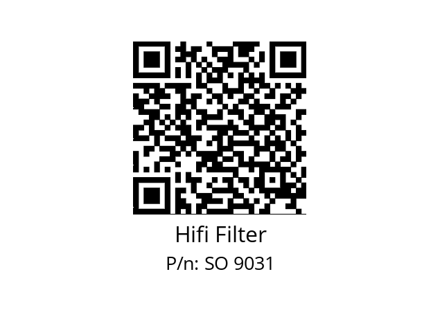   Hifi Filter SO 9031