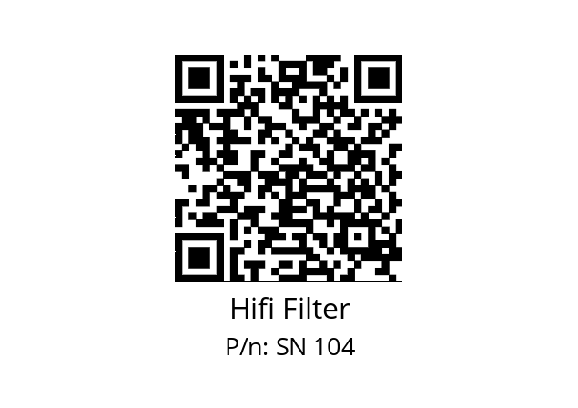   Hifi Filter SN 104