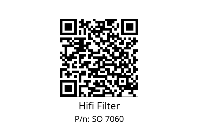   Hifi Filter SO 7060