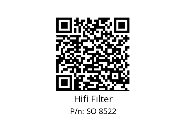   Hifi Filter SO 8522