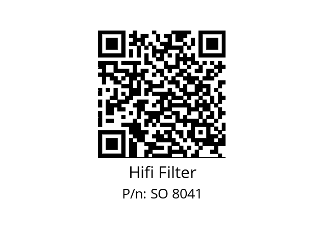   Hifi Filter SO 8041