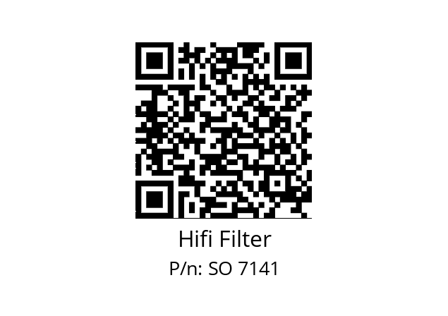   Hifi Filter SO 7141