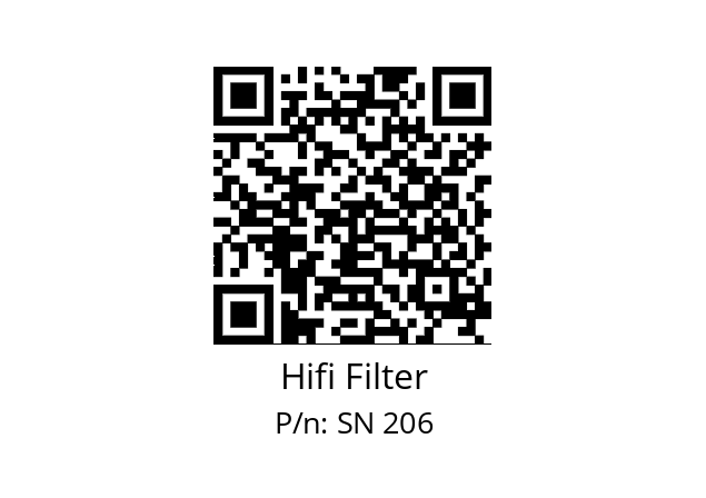   Hifi Filter SN 206