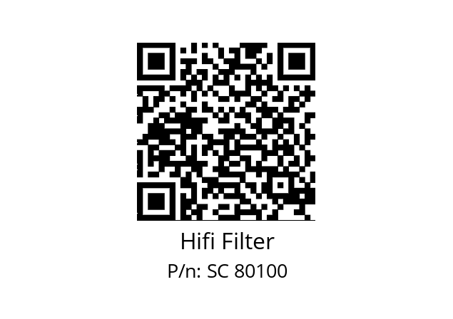   Hifi Filter SC 80100