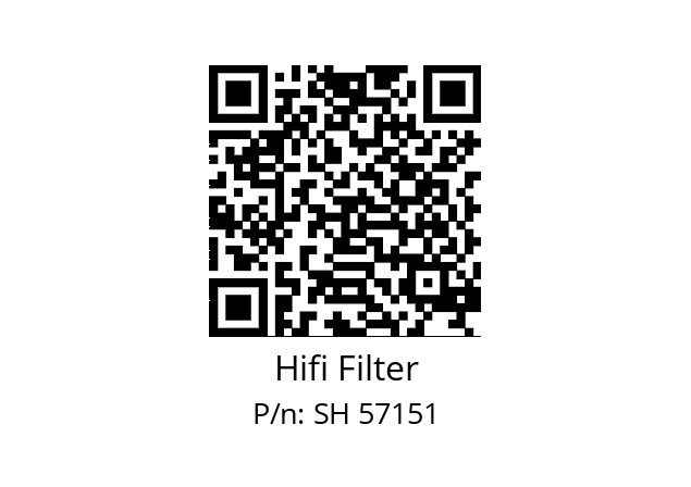   Hifi Filter SH 57151