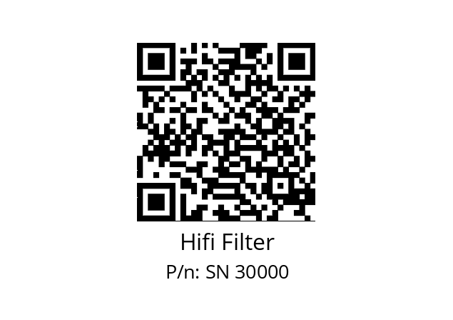   Hifi Filter SN 30000