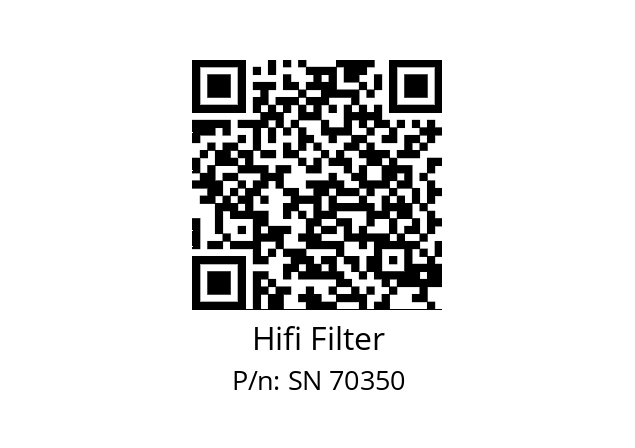   Hifi Filter SN 70350