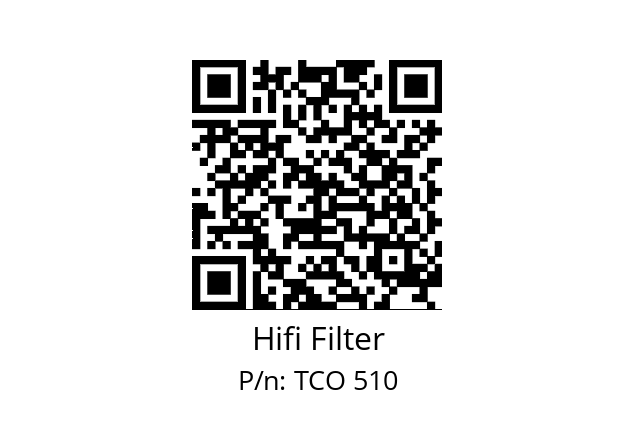   Hifi Filter TCO 510