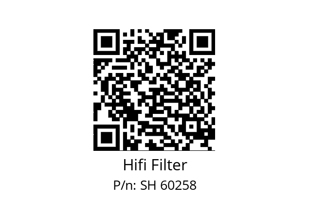   Hifi Filter SH 60258