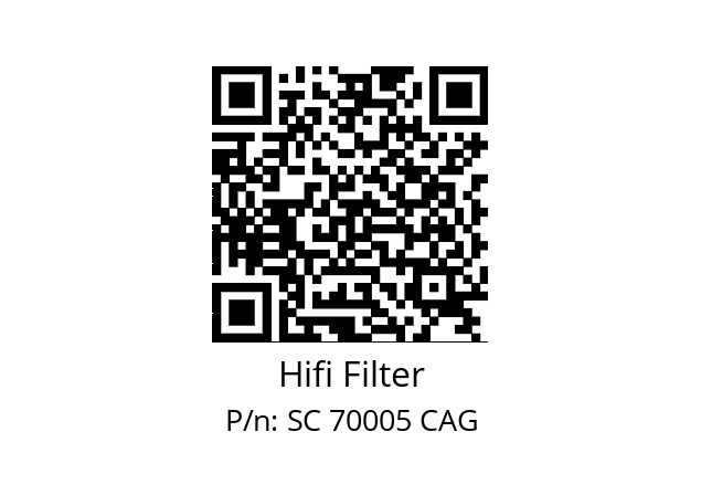   Hifi Filter SC 70005 CAG