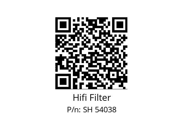   Hifi Filter SH 54038