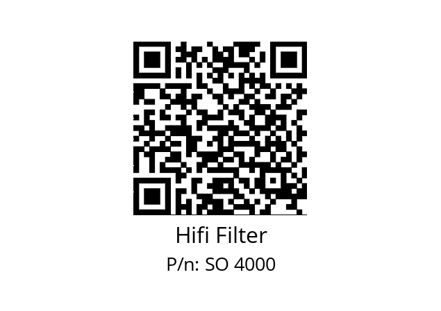   Hifi Filter SO 4000