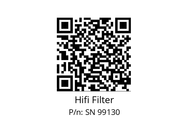   Hifi Filter SN 99130