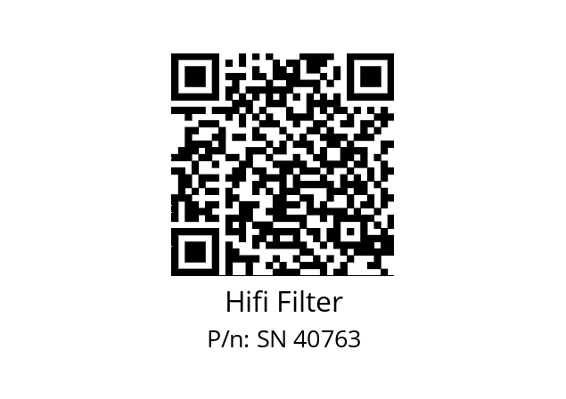   Hifi Filter SN 40763