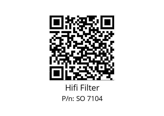   Hifi Filter SO 7104