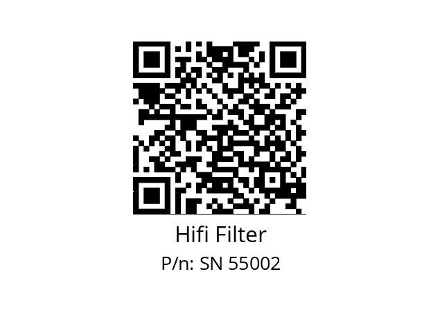   Hifi Filter SN 55002