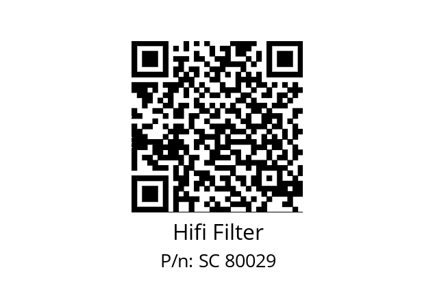   Hifi Filter SC 80029