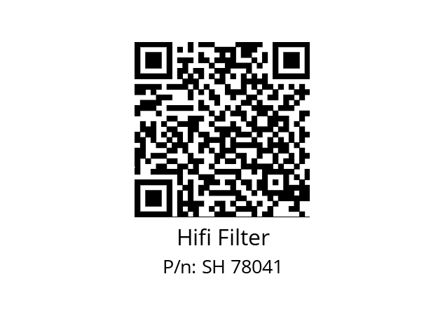   Hifi Filter SH 78041