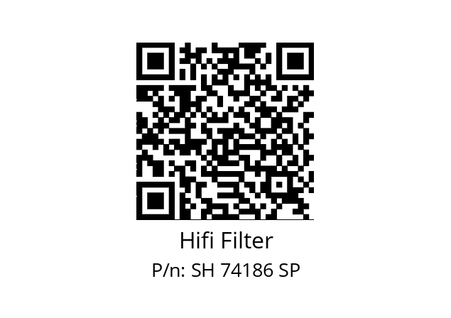   Hifi Filter SH 74186 SP