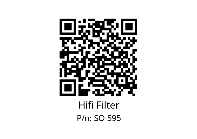   Hifi Filter SO 595