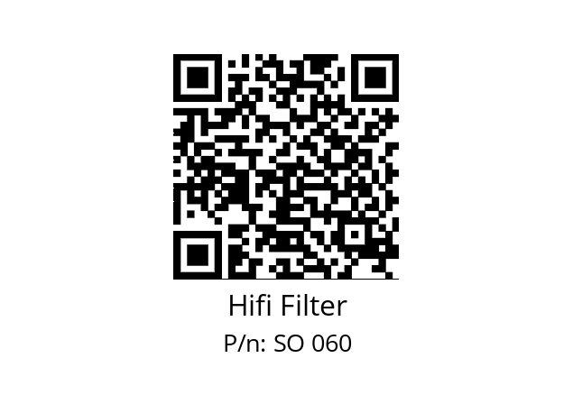   Hifi Filter SO 060