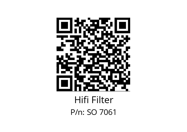   Hifi Filter SO 7061