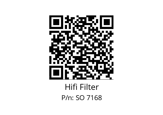   Hifi Filter SO 7168