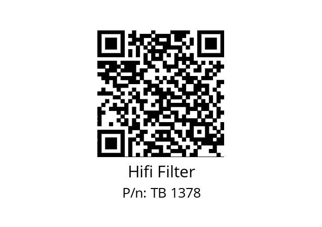   Hifi Filter TB 1378