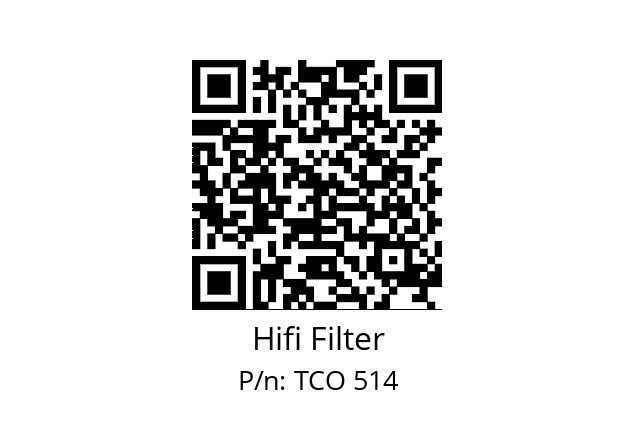   Hifi Filter TCO 514