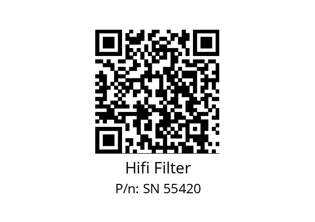   Hifi Filter SN 55420