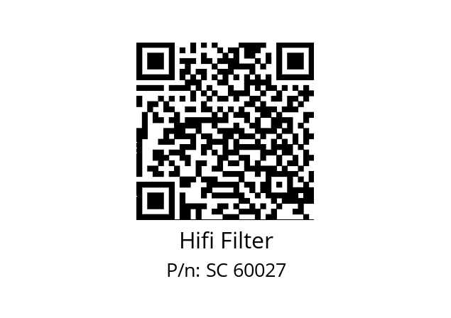   Hifi Filter SC 60027