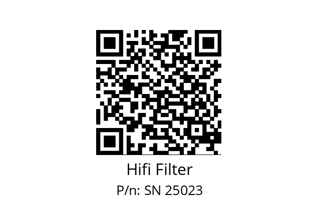   Hifi Filter SN 25023