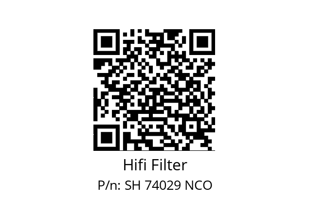   Hifi Filter SH 74029 NCO