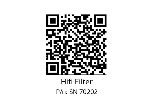   Hifi Filter SN 70202