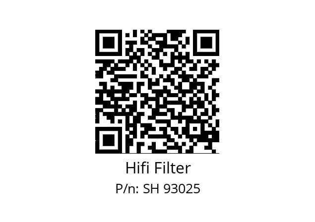   Hifi Filter SH 93025