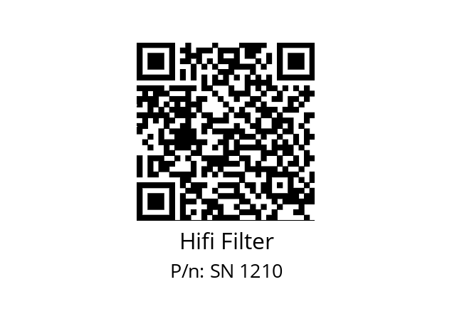   Hifi Filter SN 1210