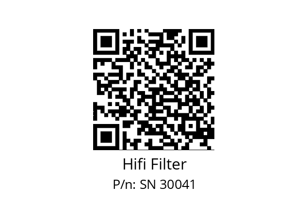   Hifi Filter SN 30041