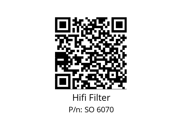   Hifi Filter SO 6070