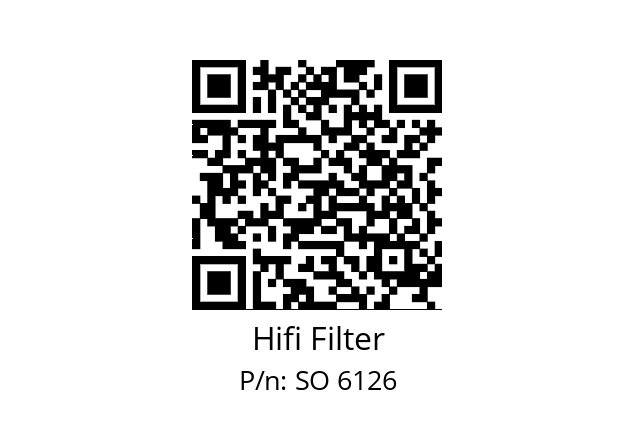   Hifi Filter SO 6126