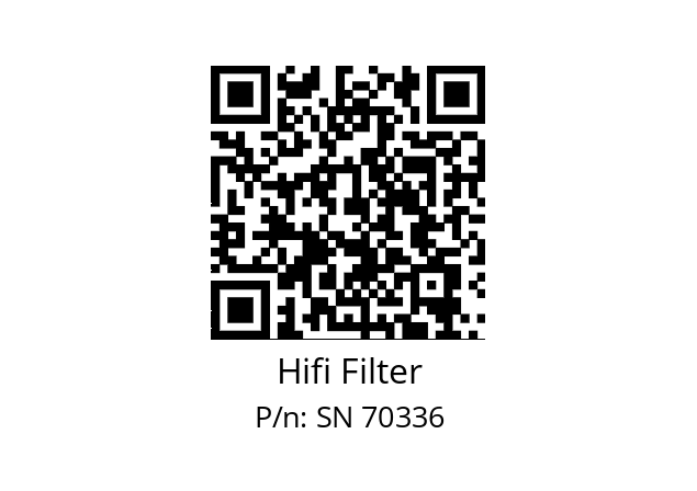   Hifi Filter SN 70336