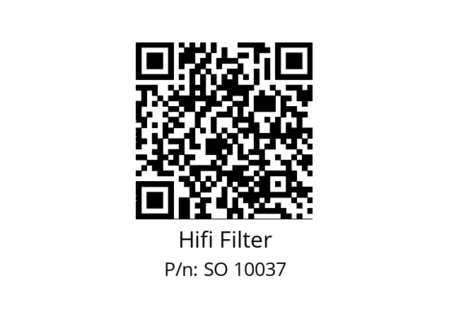   Hifi Filter SO 10037