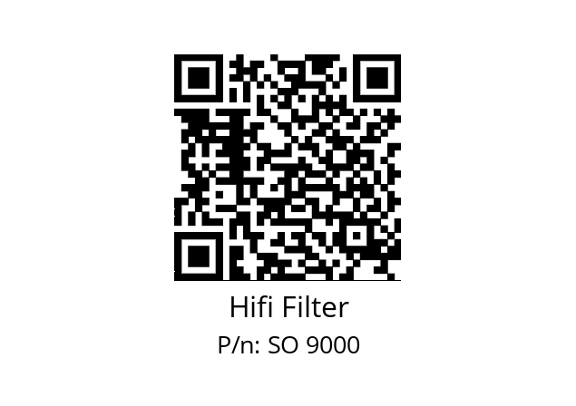   Hifi Filter SO 9000