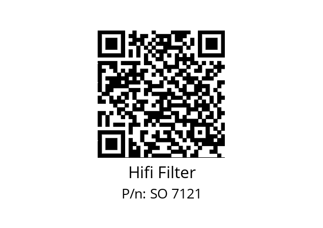   Hifi Filter SO 7121